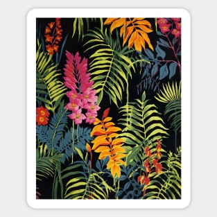 Tropical Paradise Jungle Pattern Sticker